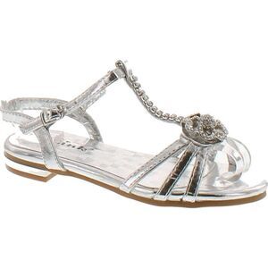 Forever Link Nora-69K Silver ToddlerG sandals 9 NEW